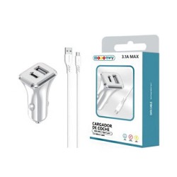 Modorwy QC3,0+PD Car Charger MA1103 with Type C cable 5V 2.4A 18W White Modorwy QC3,0+PD Car Charger MA1103 with Type C cable 5V 2.4A 18W White